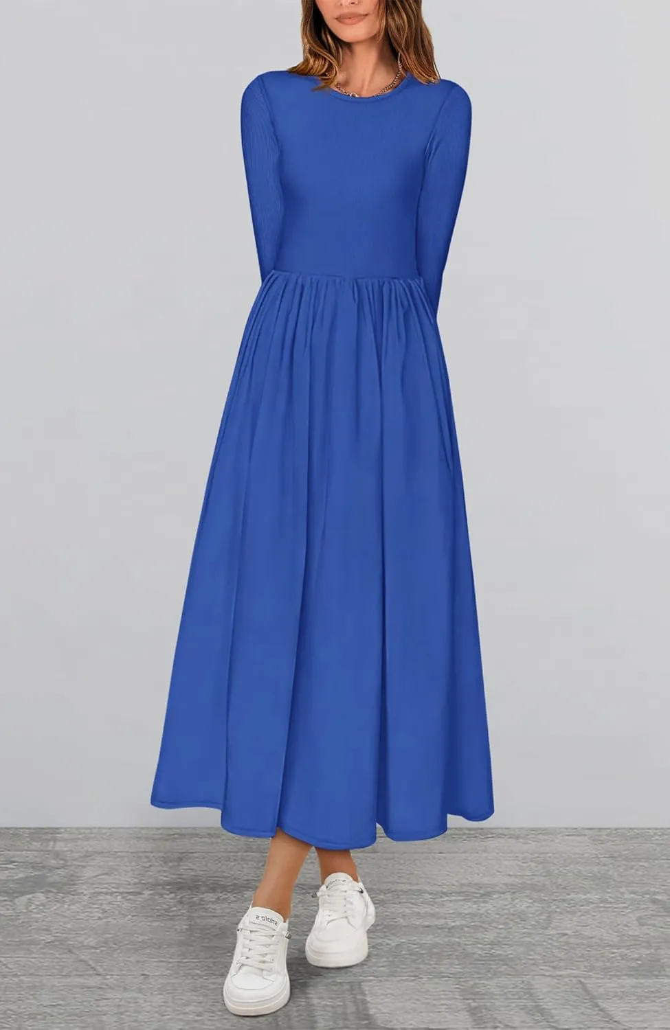 BTFBM Casual Long Sleeve Dresses Spring Dresses 2025 Wedding Guest Dress Midi Dress Flowy Bohemian Long Dress