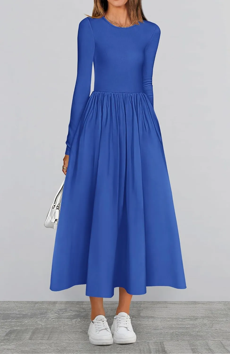 BTFBM Casual Long Sleeve Dresses Spring Dresses 2025 Wedding Guest Dress Midi Dress Flowy Bohemian Long Dress