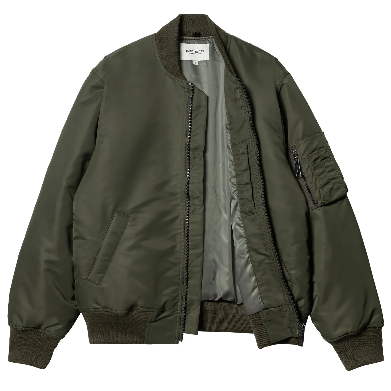 Carhartt WIP Womens Olten Bomber Plant / Smoke Green