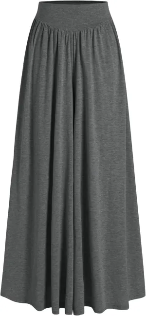 CIDER Womens Palazzo Wide Leg Lounge Pants Casual Loose Fit Comfy Boho Ruffle Pants