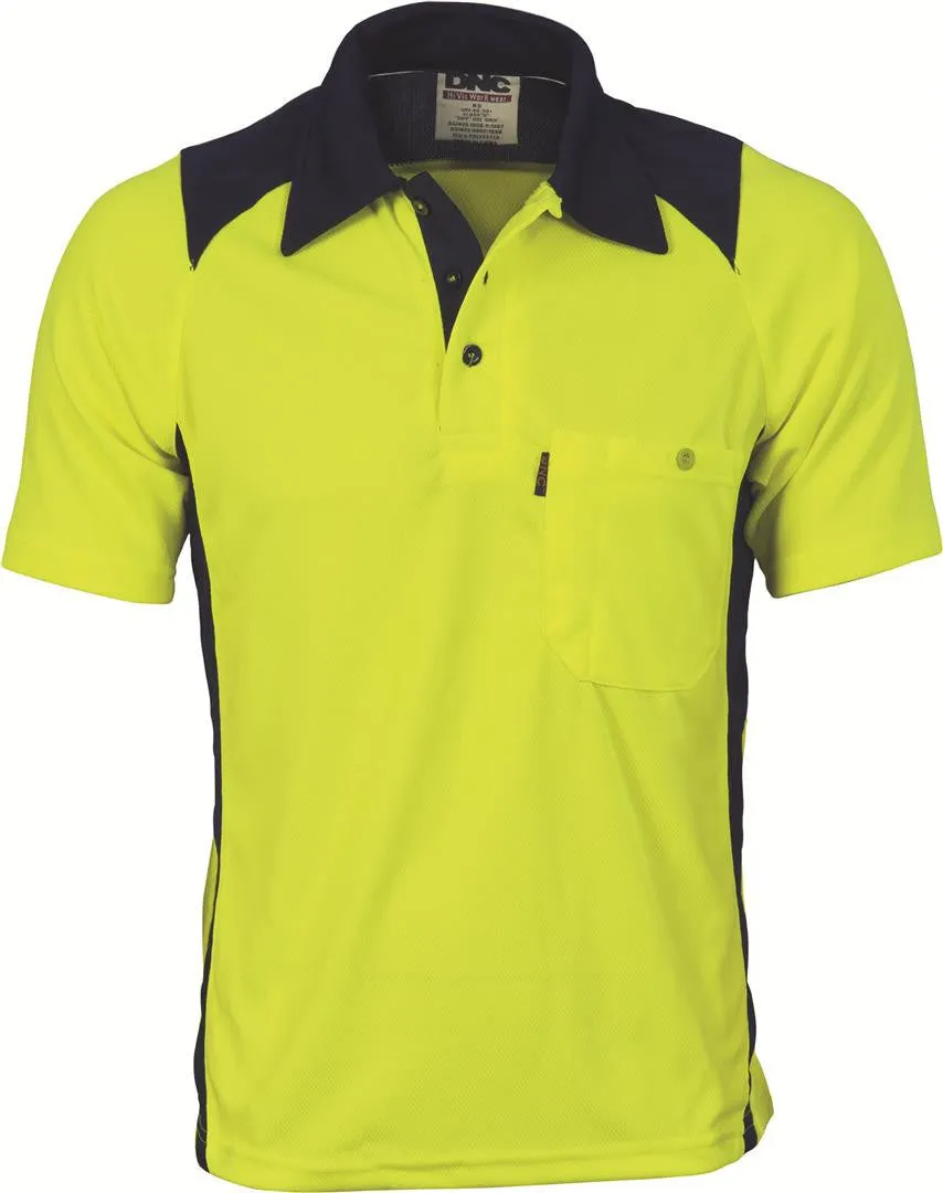 DNC Cool Breathe Action Polo Shirt Short Sleeve (3893)