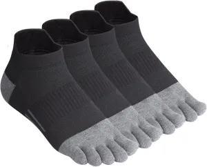 Meaiguo Men's Toe Socks Cotton Five Finger Socks Athletic Toe Socks for Running