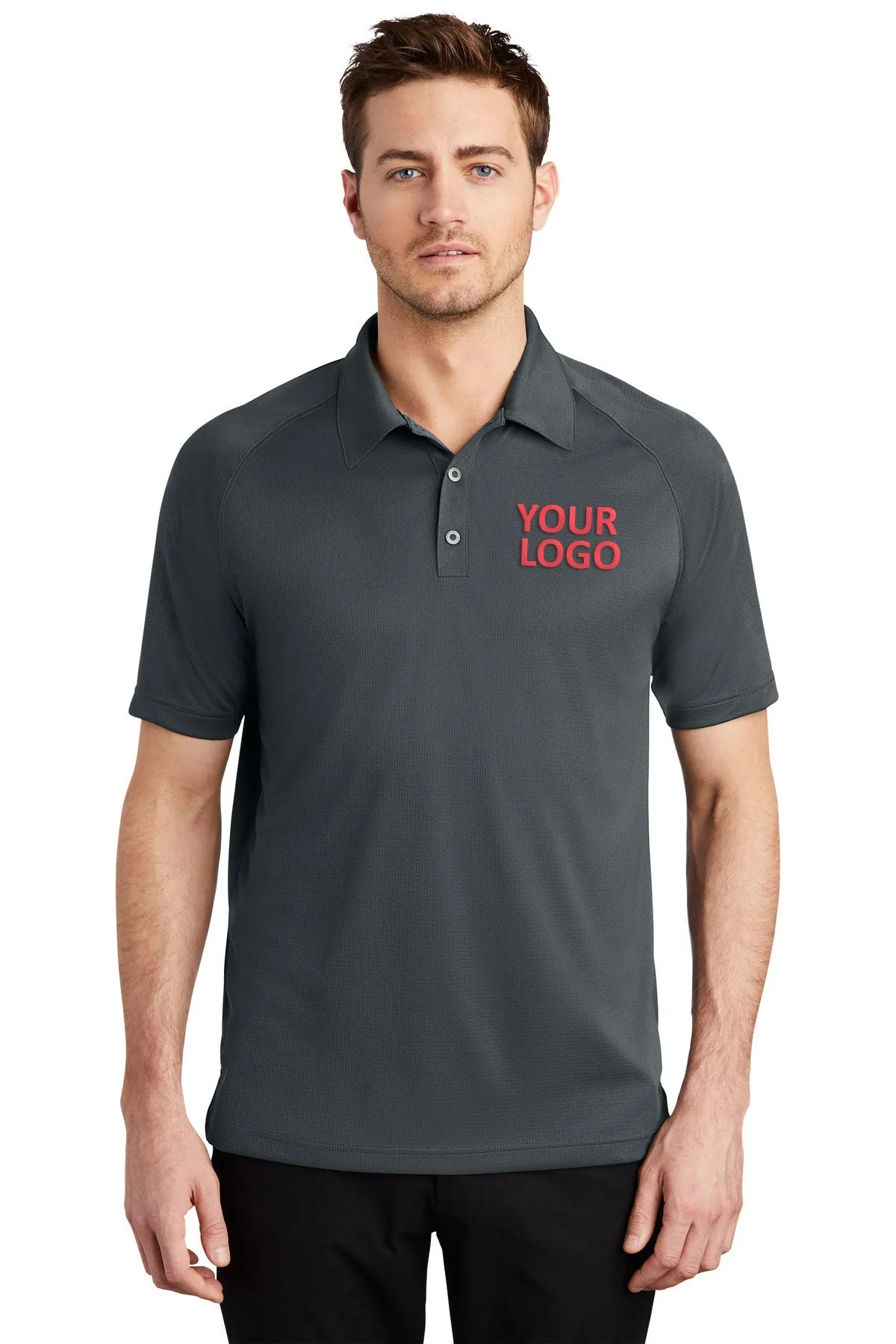 OGIO Optic Custom Polos, Diesel Grey