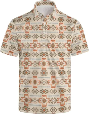Polo Shirts for Men Moisture Wicking Mens Polo Shirts Patriotic Shirts for Men