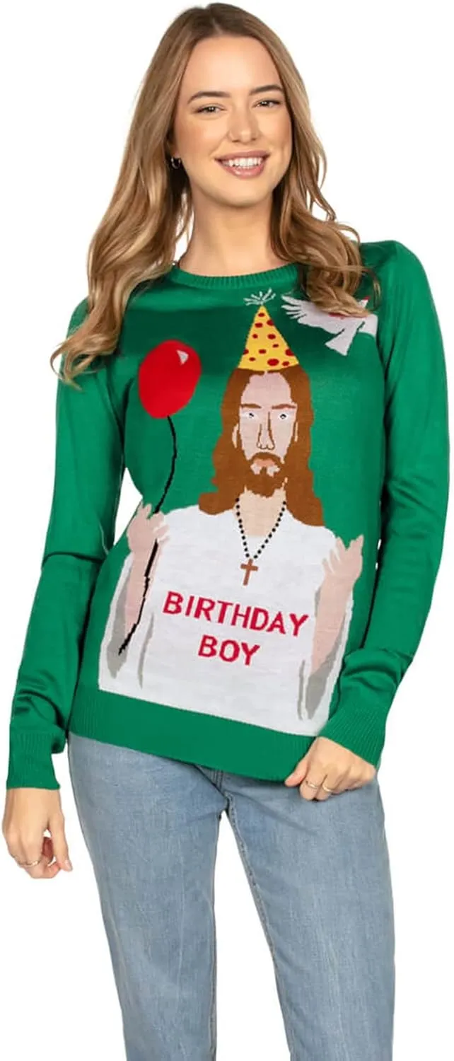 Tipsy Elves Ugly Christmas Sweaters for Women - Funny Festive Womens Christmas Sweaters - Cute Winter Holiday Outfit