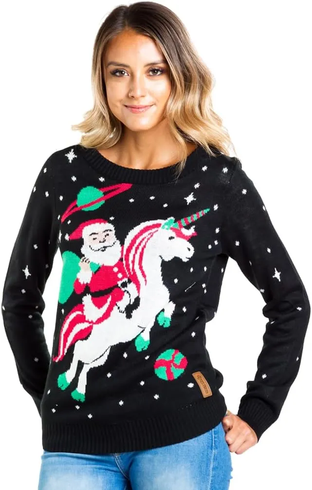 Tipsy Elves Ugly Christmas Sweaters for Women - Funny Festive Womens Christmas Sweaters - Cute Winter Holiday Outfit