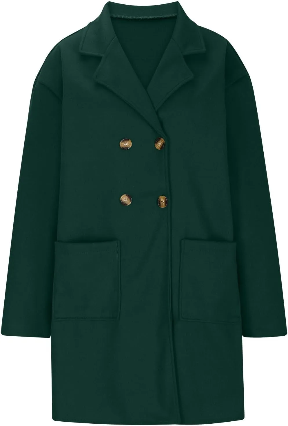 Winter Trench Coats for Women Casual Dressy Long Sleeve Open Front Knit Peacoat Plus Size Lightweight Sweater Jacket Coatigan